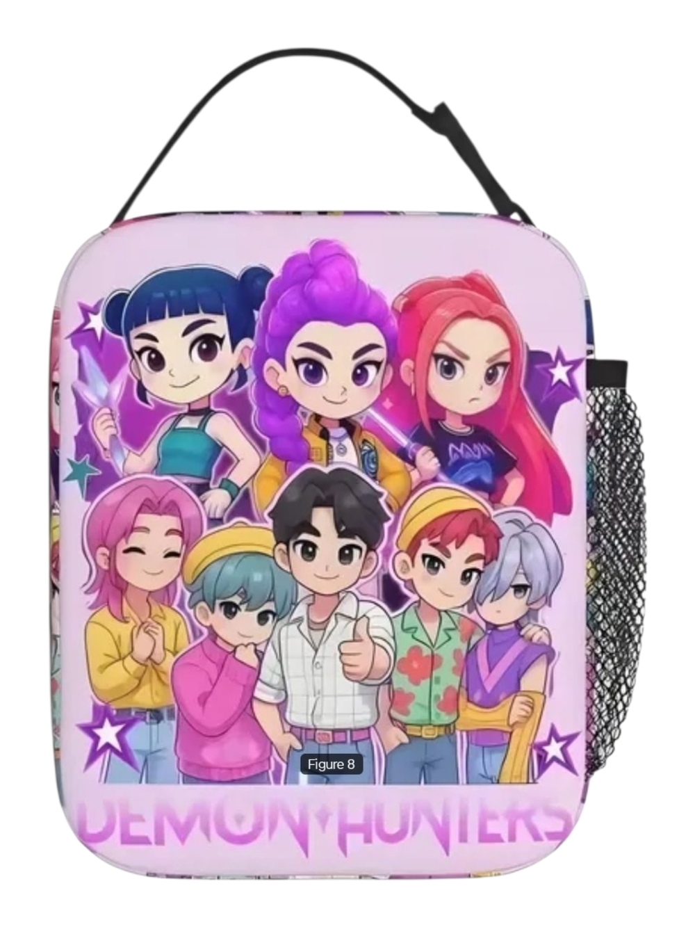 Cute Cartoon Character Lunch Box - Pink Multi